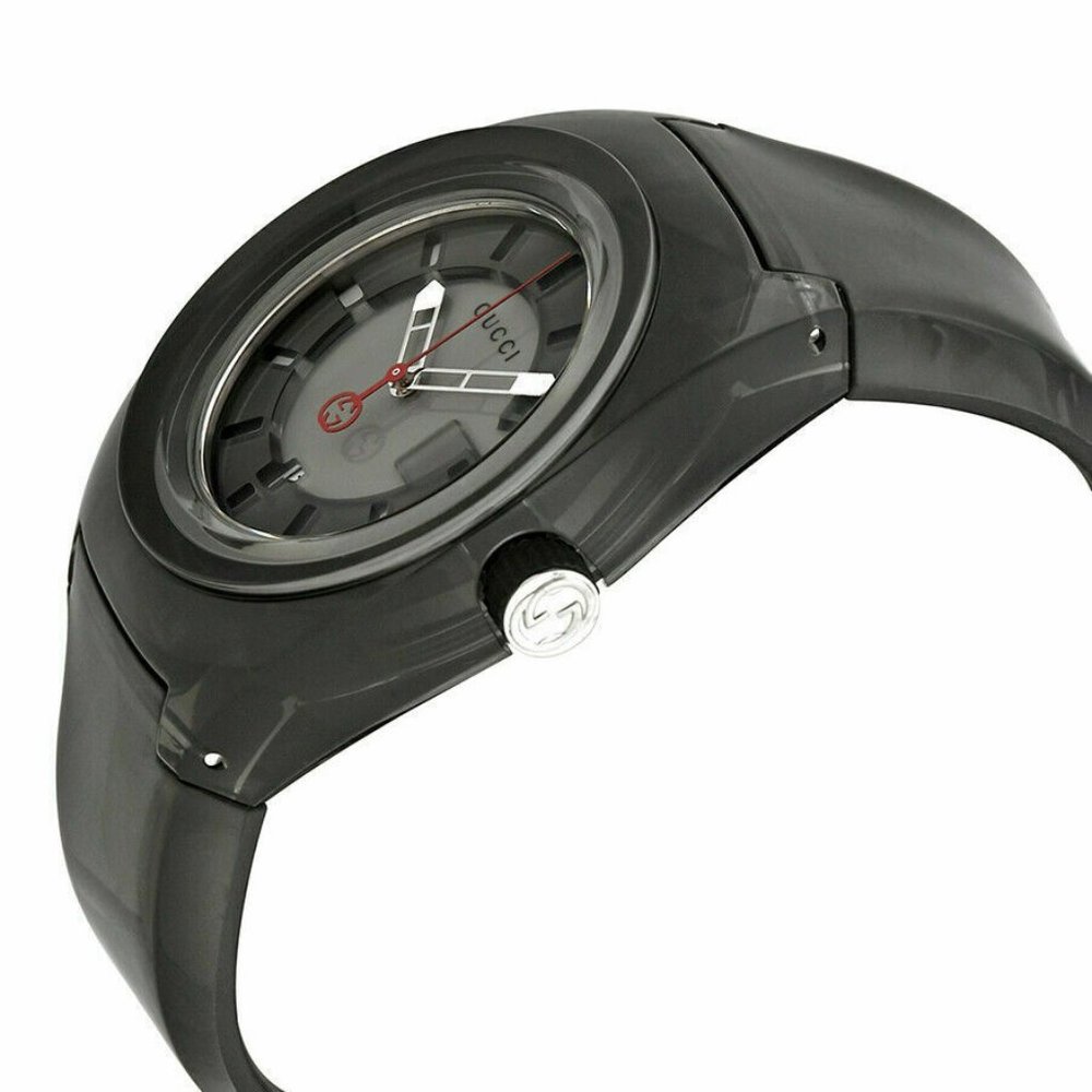 NWT! GUCCI BLACK SYNC WATCH! ADJUSTABLE! - Picture 2 of 4